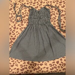 Gingham baby doll sun dress